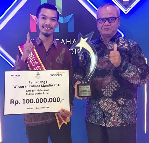 Reno Pati Pemenang Wirausaha Muda Mandiri 2018 Bawa Pulang 100 Juta1